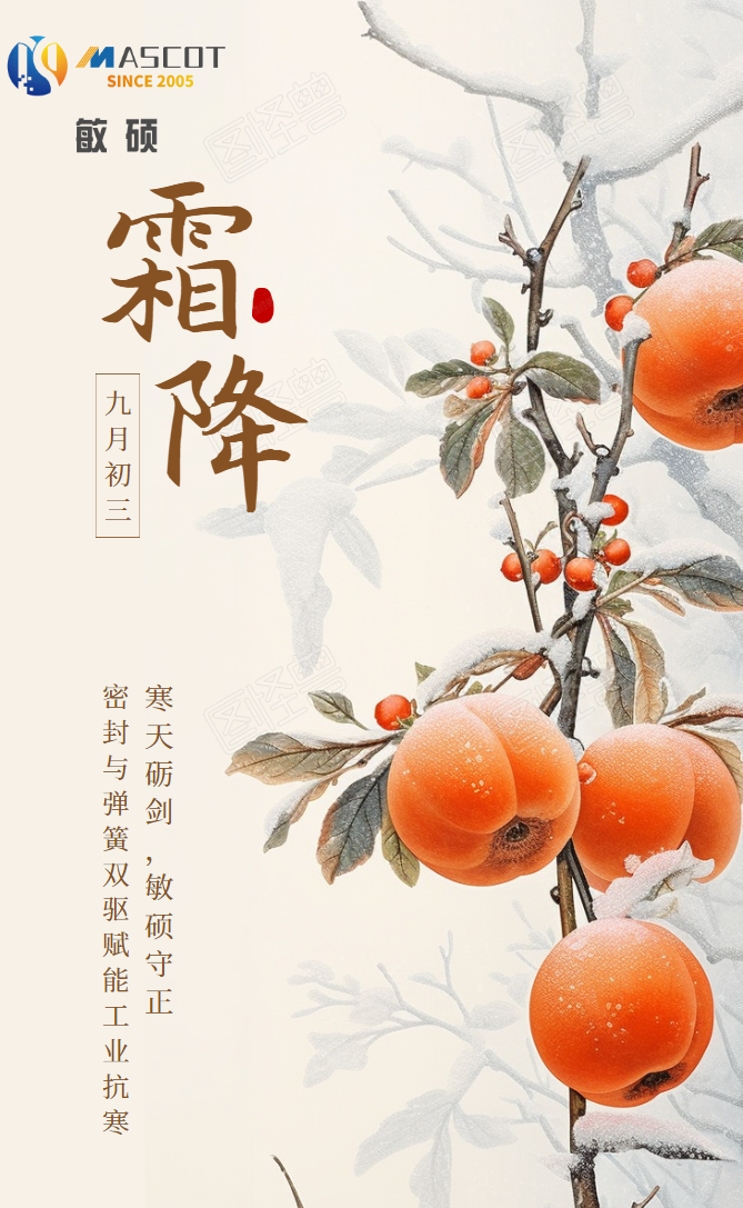 霜天砺剑，敏硕守正：密封与弹簧双驱赋能工业抗寒